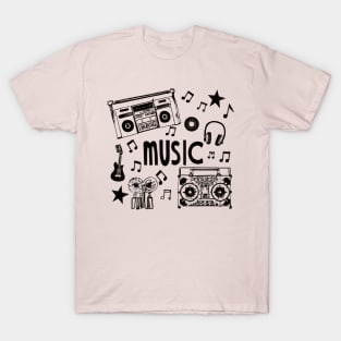 Retro music T-Shirt